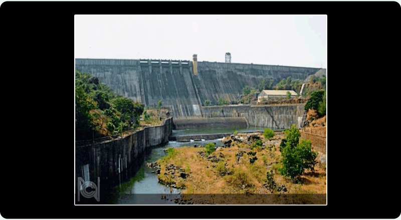 Masonry Dam across Dudhganga river, Kolhapur district